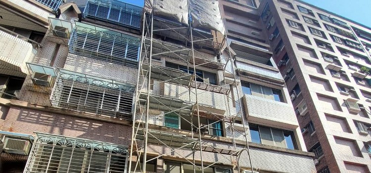 符合CNS4750標準的工學系統鷹架結構